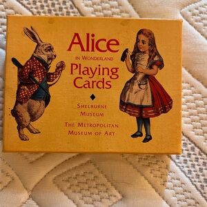 1997 alice and wonderland playing cards